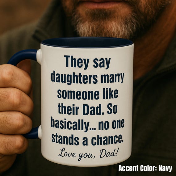 Sweet Father's Day Mug From Daughter, Sentimental Gift From