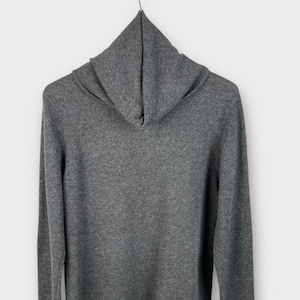Dark Gray Cashmere Collared Sweater - Size XL