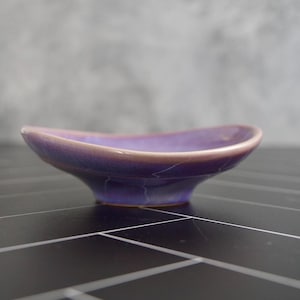 Studio Pottery Ceramic Catchall Plate: Vintage Candle Holder Tray