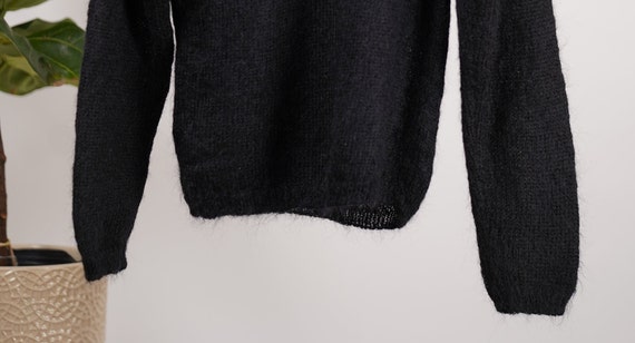 Woman wool mohair crew neck sweater/oversize's   … - image 7
