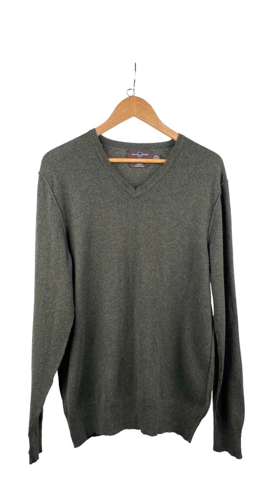 Cashmere sweater for man, green cashmere sweater f