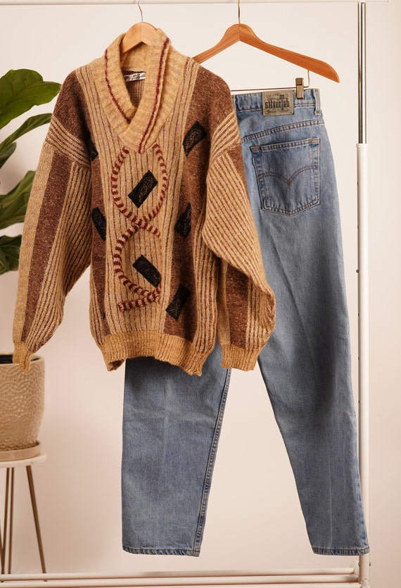 Oversize wool mohair sweater for fall, Mohair jum… - image 6