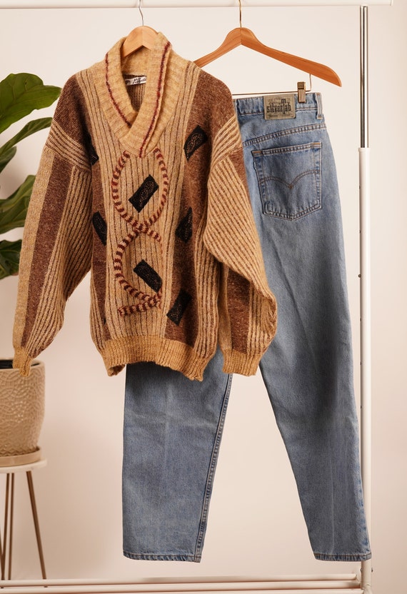 Oversize wool mohair sweater for fall, Mohair jum… - image 8