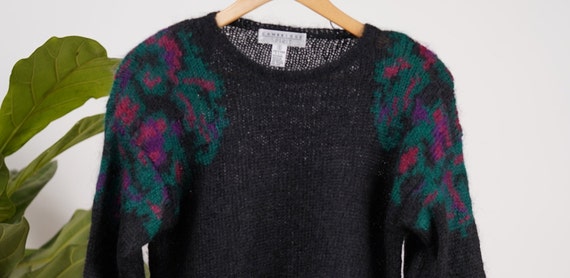 Woman wool mohair crew neck sweater/oversize's   … - image 4