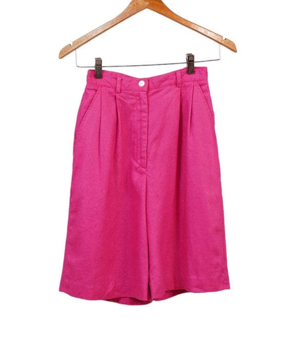 Vintage Talbots Linen high waist shorts x small,  