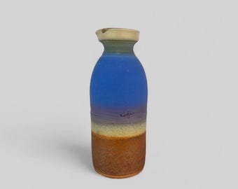 Jeff Sosower Studio Pottery Jug: Handcrafted Ceramic Vase