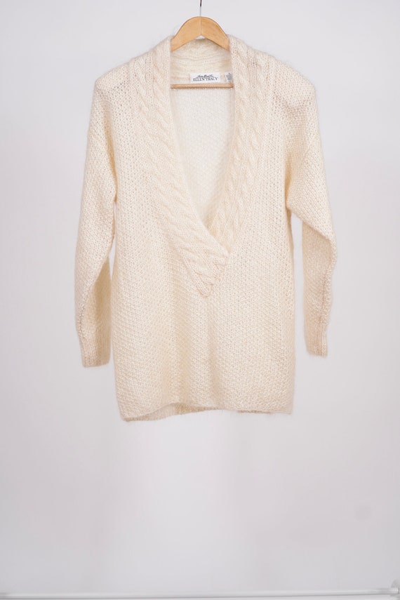 Oversize sweater, mohair wool  sweater for fall, … - image 1