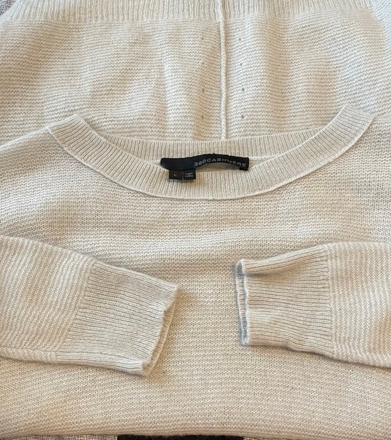 Cashmere crew neck  sweater sizes small, lightwea… - image 6