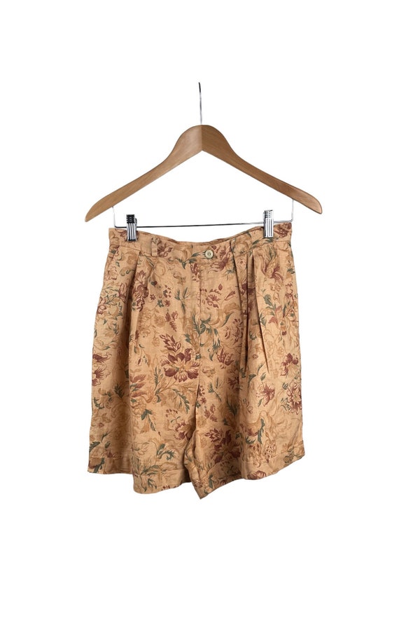 Linen high waist shorts sizes Medium, Ralph Lauren
