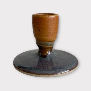 Handmade Ceramic Candlestick Holder: Farmhouse Home Decor