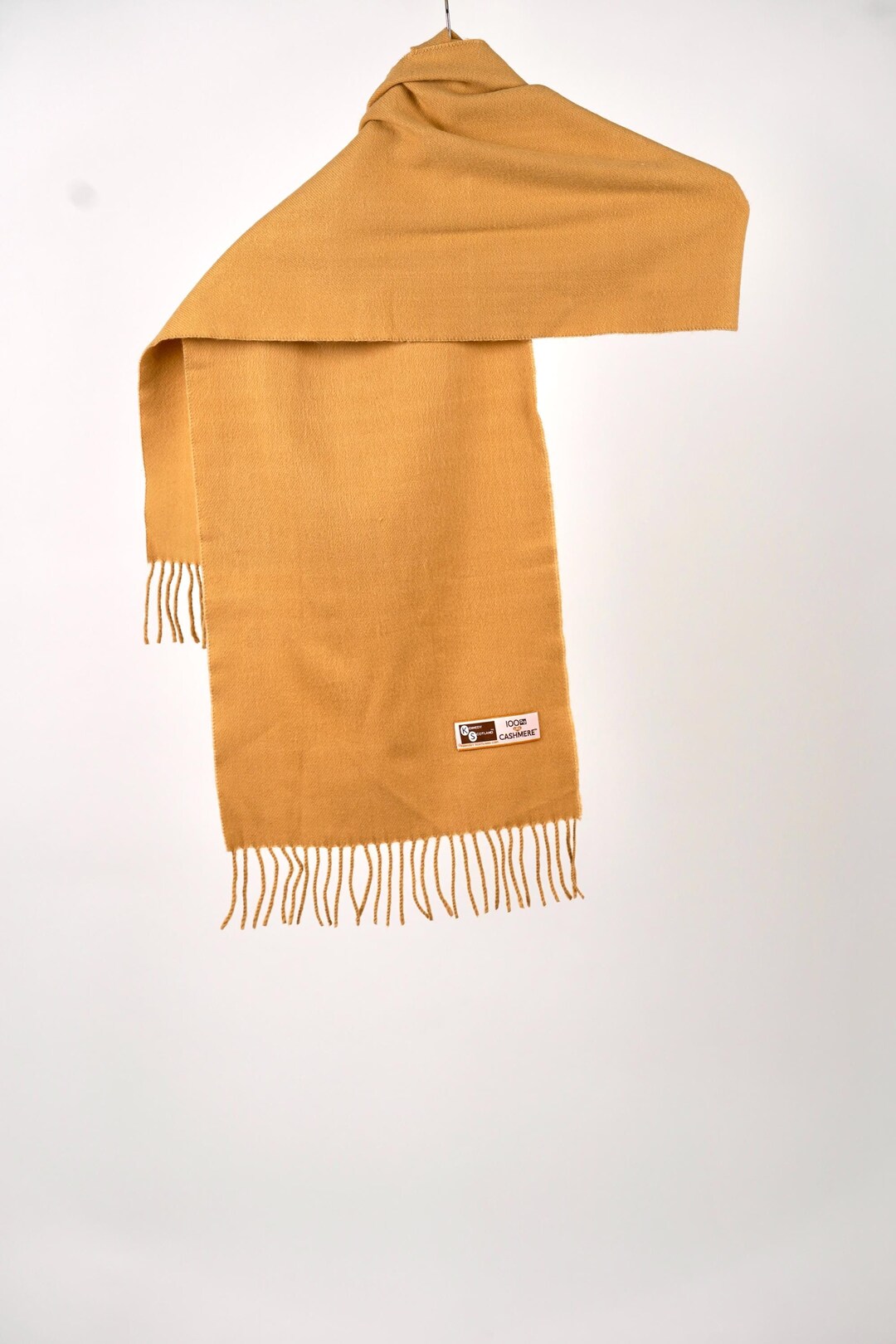 Cashmere Scarf Tan Color for Winter and Fall, Minimalist Cashmere Scarf ...