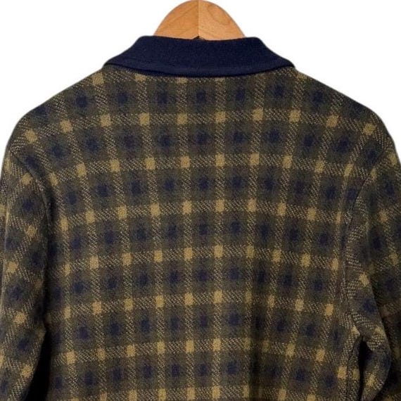 Vintage Plaid Wool Cropped Jacket: Oversized Coll… - image 5