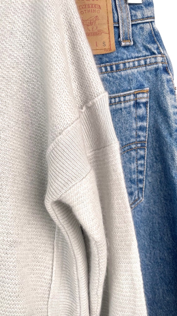 Cashmere crew neck  sweater sizes small, lightwea… - image 4