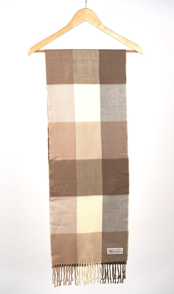 Cashmere scarf for winter and fall, minimalist cas