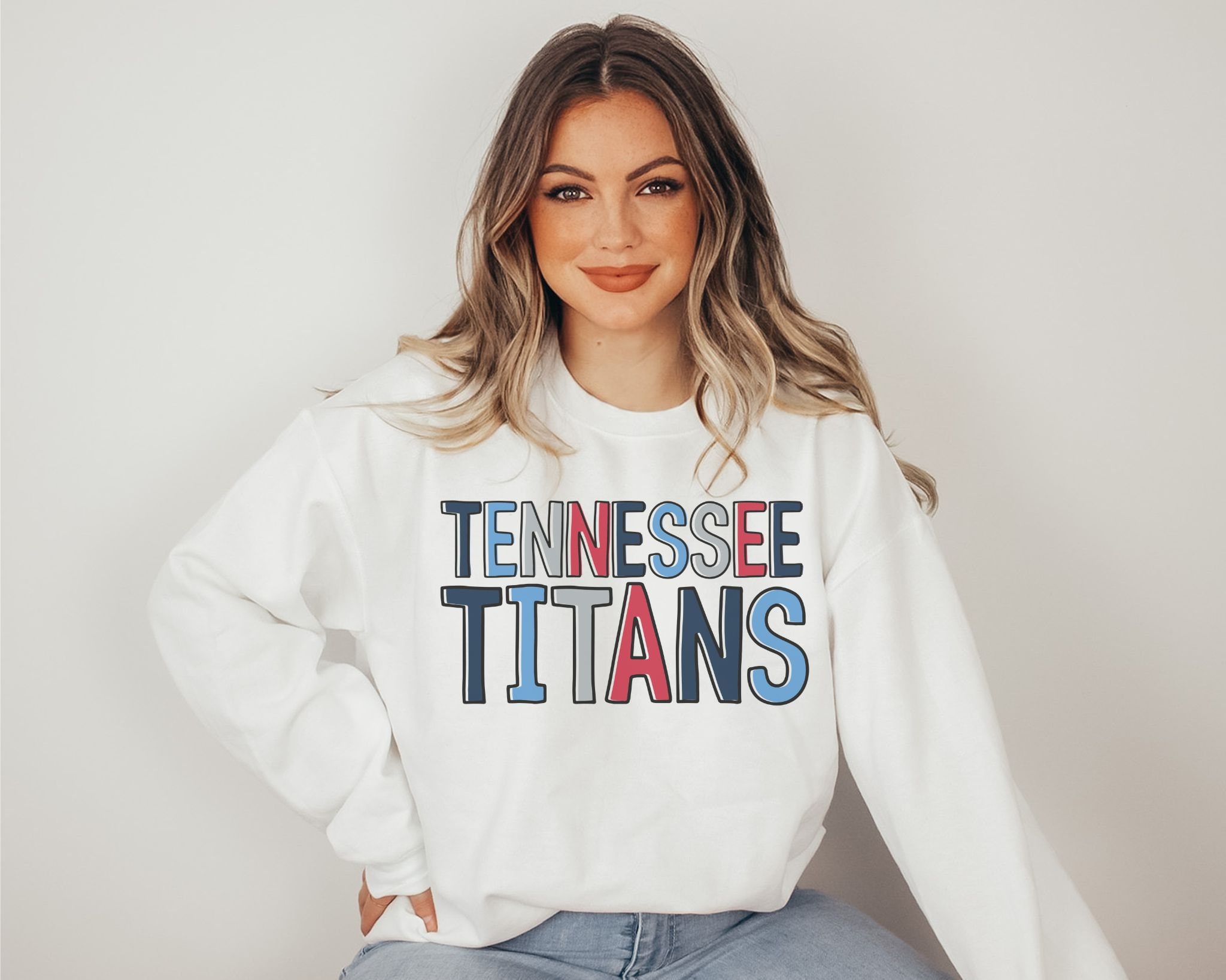 Tennessee Titans Sweatshirt - Etsy