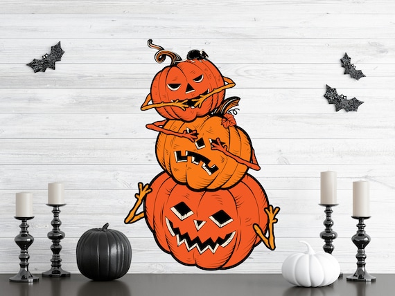 The creepy artistic spirit is among us: the Halloween wall sticker decoration has literally taken your whole house to a haunted fairyland