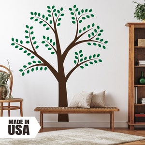 Custom Spring Tree Fabric Wall Decal, Fantasy Tree Wall Decal