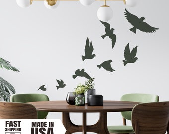 Flock of Birds Fabric Wall Decal Set