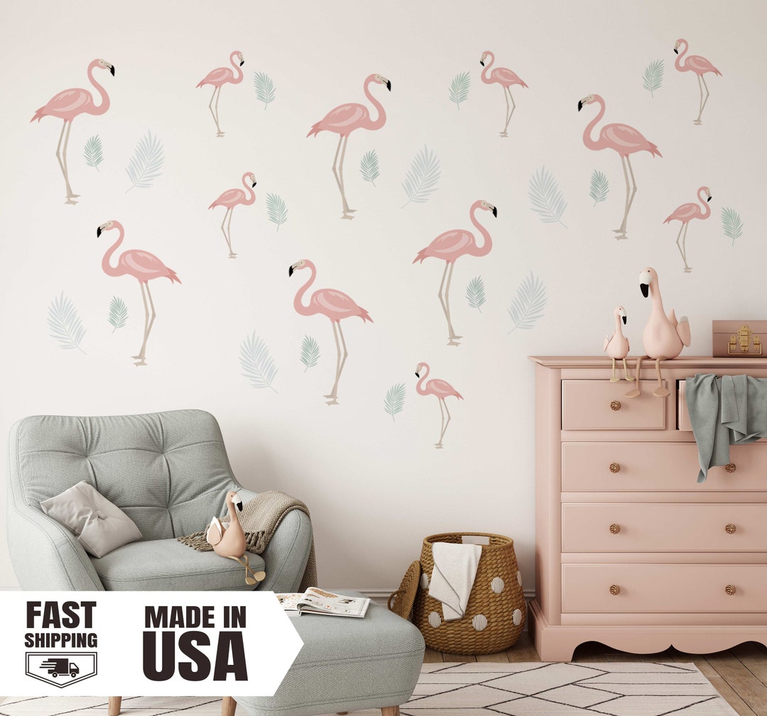 Grand Sticker Mural Jungle Pour Chambre Bébé – Déco Autocollante Girafe Tigre Forêt