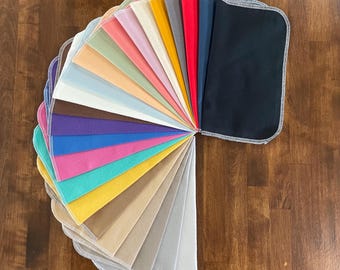 Mix Pack, Paperless Reusable Cloth Towels, Eco Friendly Kitchen, Paper Towel Replacement, Zero Waste, Solid Color Variety Pack
