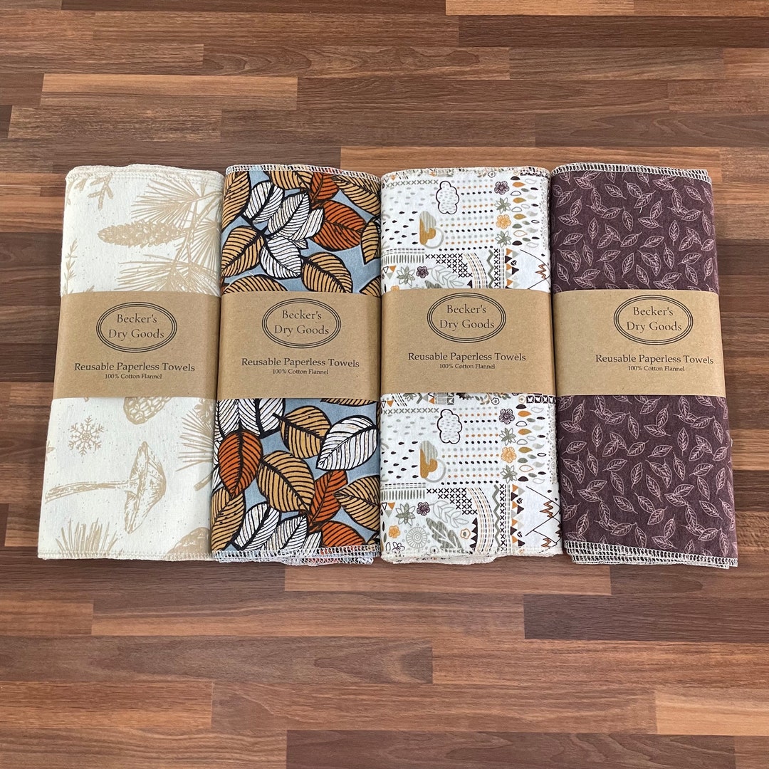 Reusable Paperless Cloth Towels, Eco Friendly Kitchen, Paper Towel