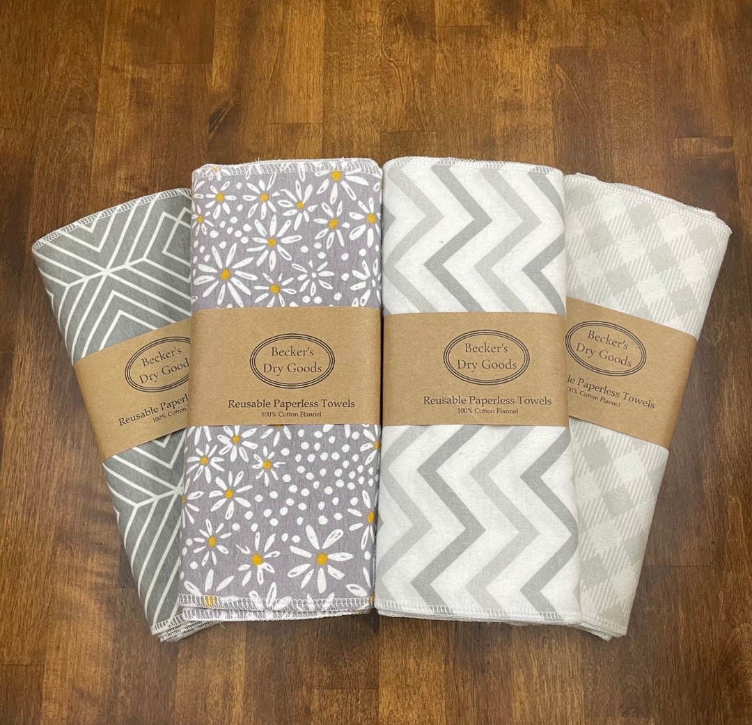 Reusable Paperless Cloth Towels, Eco Friendly Kitchen, Paper Towel