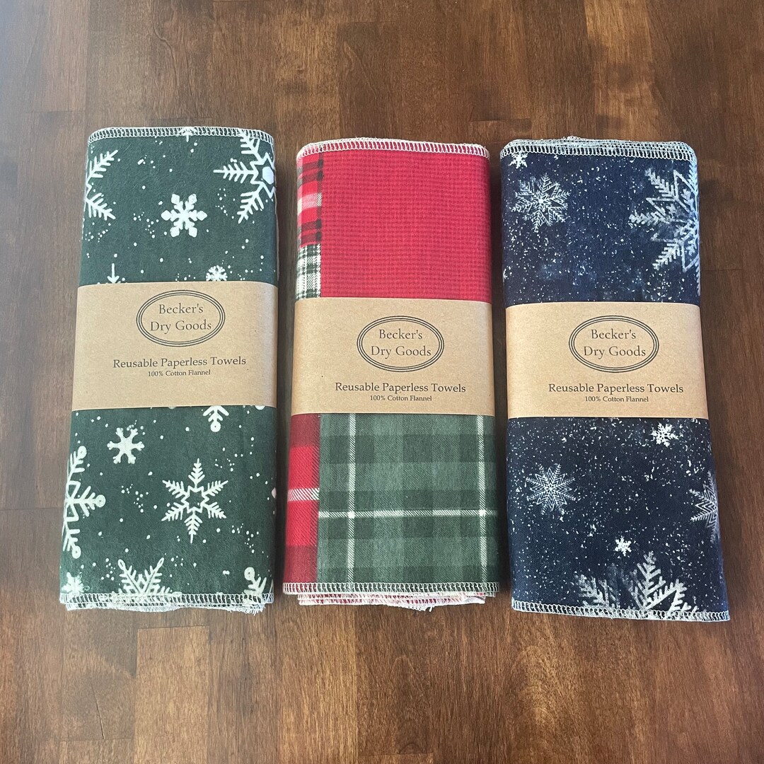 Reusable Paperless Cloth Towels, Eco Friendly Kitchen, Paper Towel