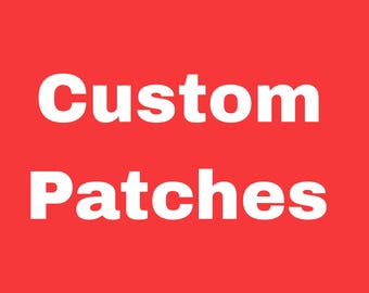 Parche reciclado personalizado hecho a mano