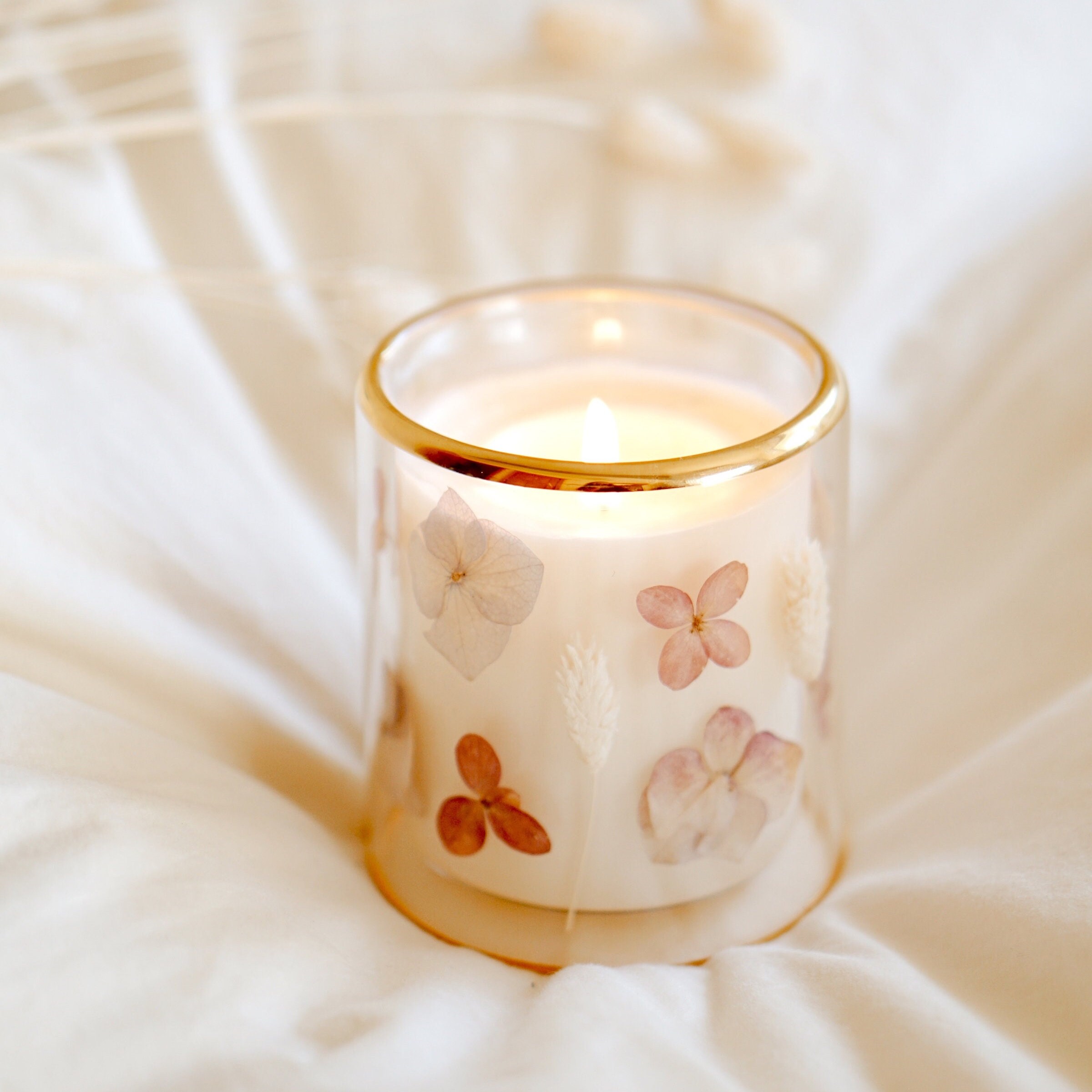 Buy 100% Pure Rose Scented Candle Jar - Desifavors