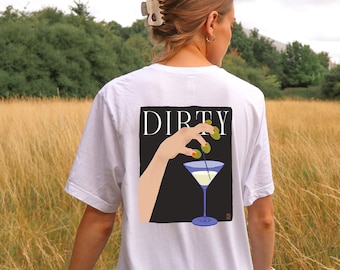 Dirty Martini Shirt, Happy Hour Tee, Martini Shirt