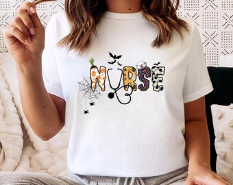 Halloween Nurse shirt,Halloween Nursing Shirt, Nurse Fall Shirt, Nurse Halloween, Nursing Tee, Halloween Shirt, Halloween Shirt