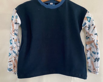 Oversize sweater size 74/80 (various motifs)