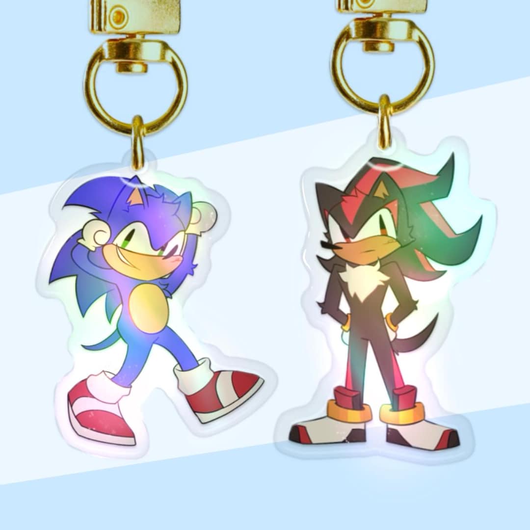 Blue and Edgy Hedgehog Mini Keychain Pre Orders - Etsy