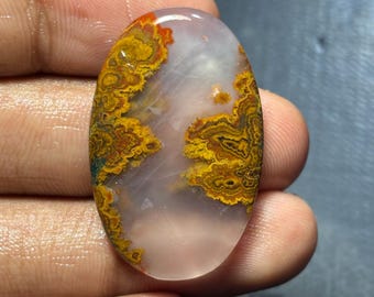 Naht Achat Edelstein Cabochon | Natürliche mit einem Band versehene Stein, Schmuck machen