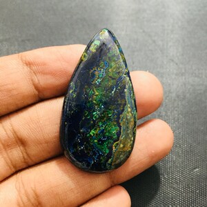100% Azurite Malachite Cab Top Quality Azurite malachite Gemstone Natural Azurite malachite cabochon loose stone For Jewelry making 61cts