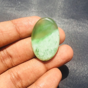 High Quality Serpentine Gemstone Cabochon Serpentine Cabochon Gemstone Stone Hand Polish Serpentine Stone Loose for Jewelry Making 37x22x5mm