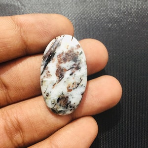 Incredible Top Grade Quality 100% Natural Astrophyllite Gemstone Oval Shape Cabochon Loose Gemstone For Making Jewelry 29cts
