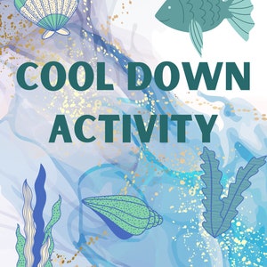 BPD workbook for a cool down activity