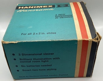 Vintage Hanimex Hanorama Natural Light Slide Viewer For 2 x 2 Inch Slides