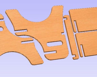 Taburete para niños - Solo archivo digital // SVG, DXF, PDF