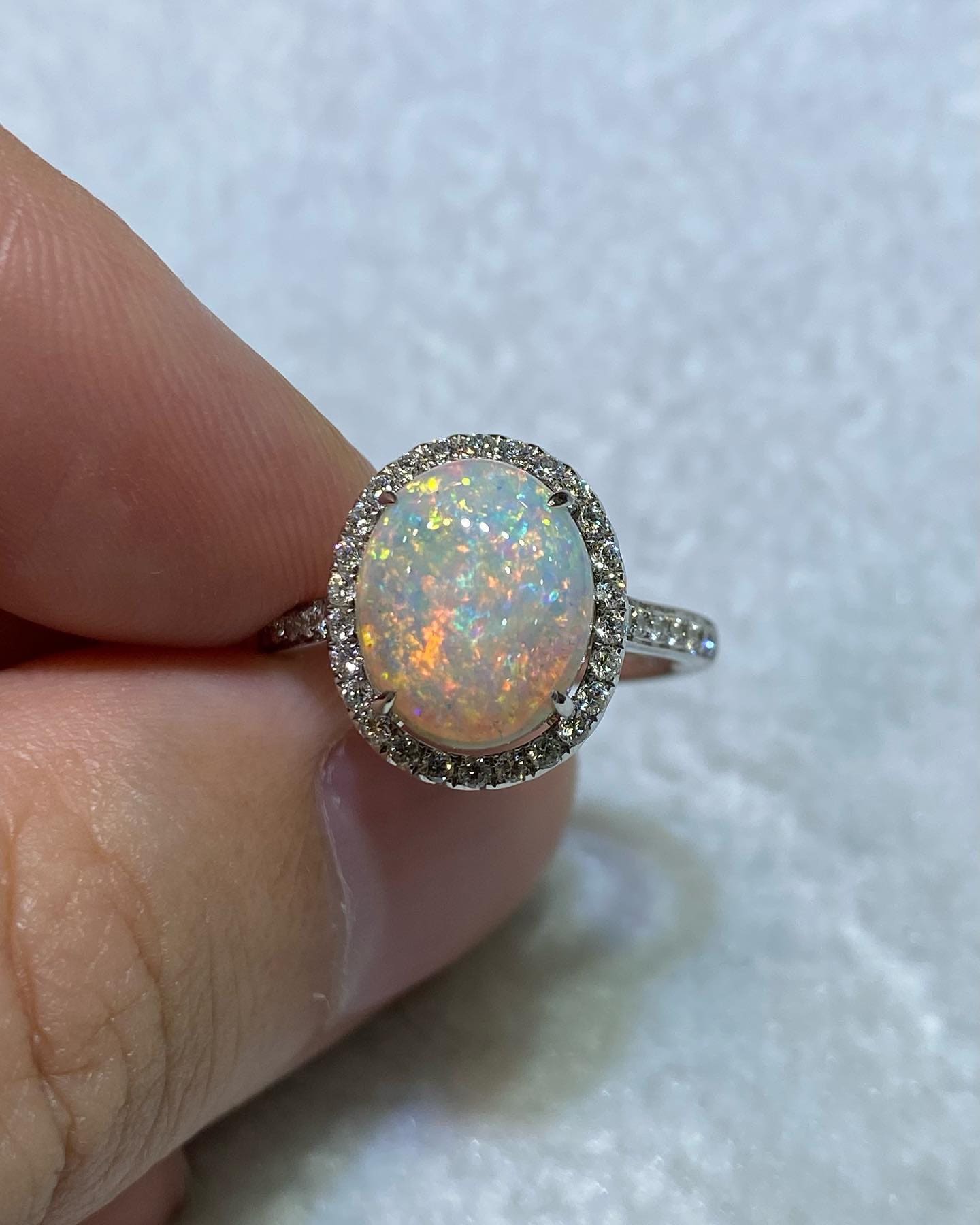 White gold mood ring deals