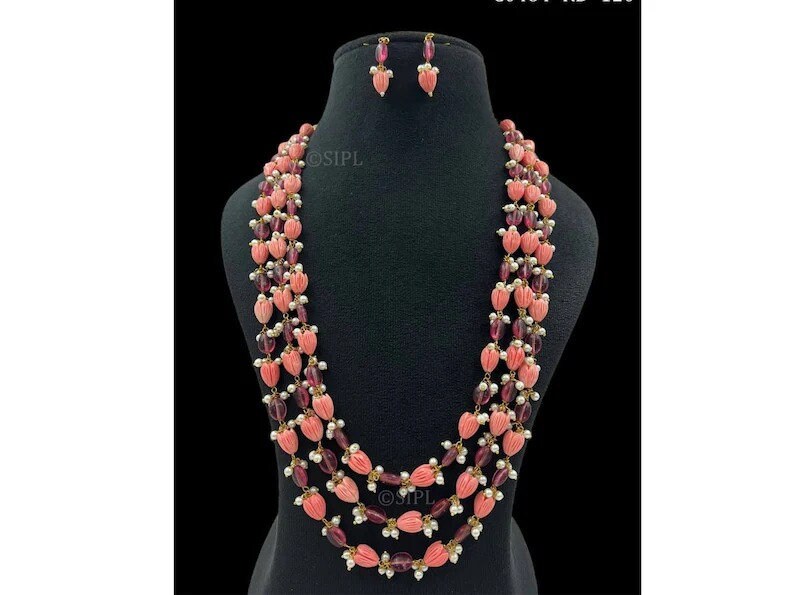 NY発！ Bold Pearl Beaded Necklace【Shapes Studio】国内配送 NY発！ Bold Pearl Beaded Necklace【Shapes Studio】国内配送