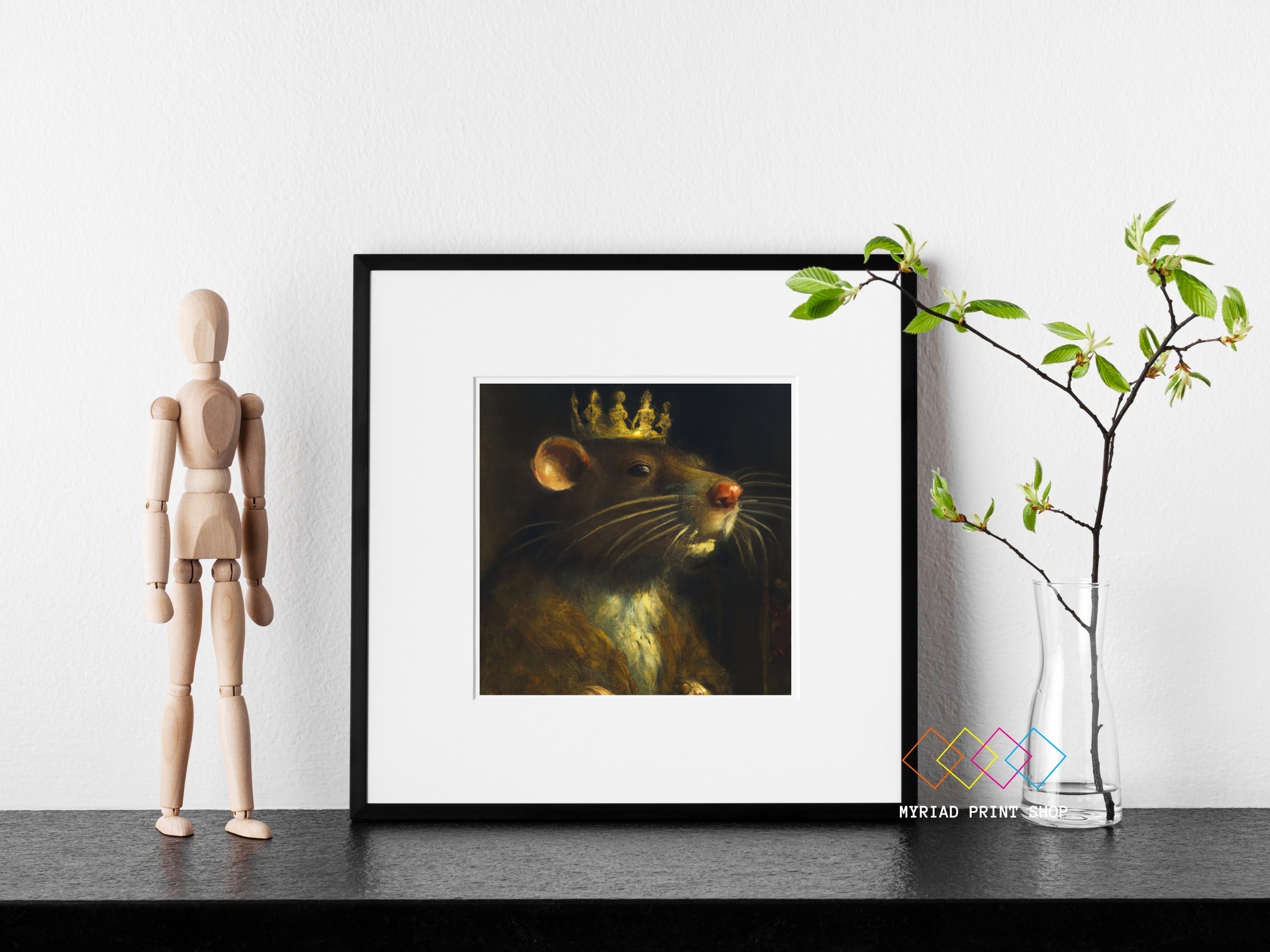 The Rat King Art Print Rat Poster Rat Art Print 8x - Etsy UK