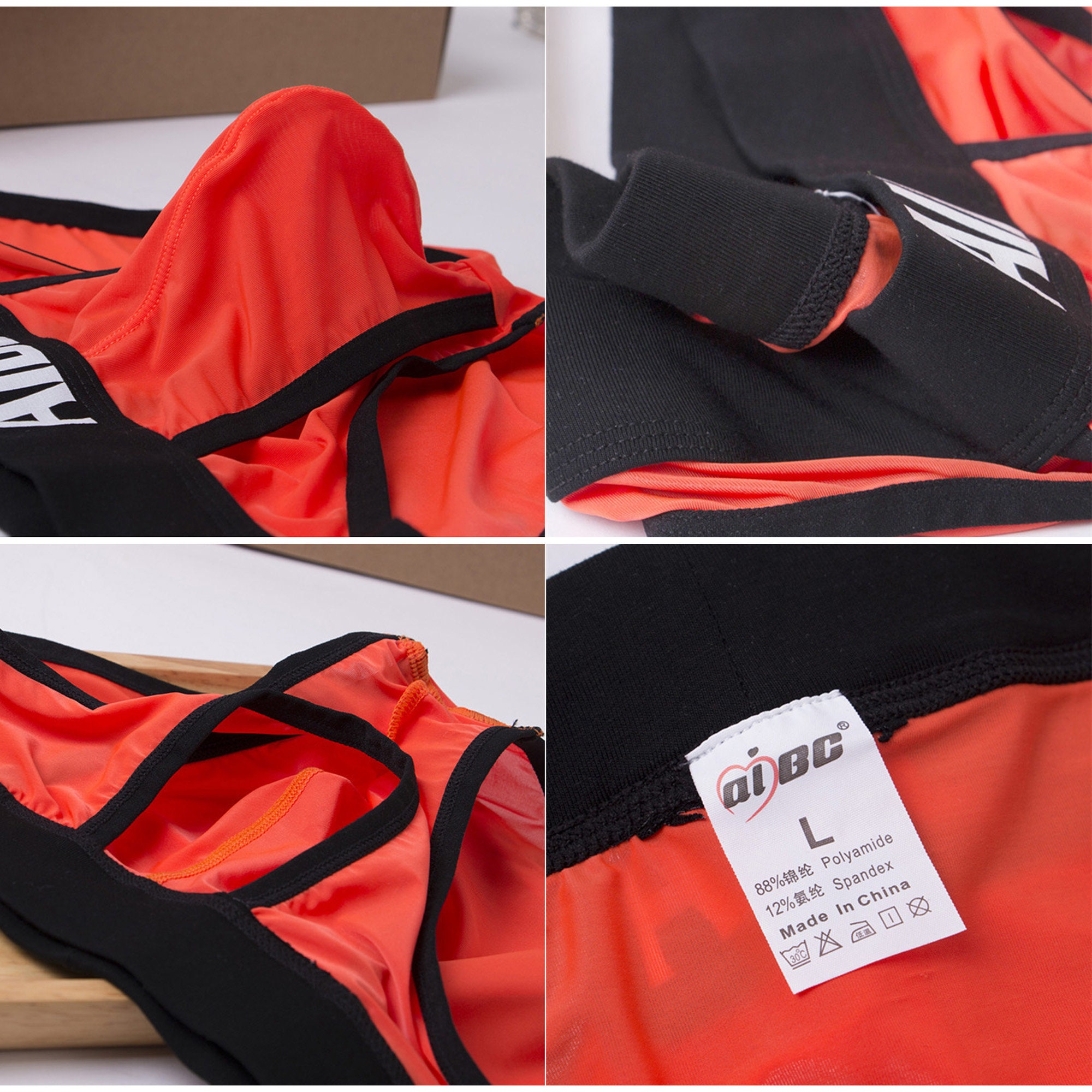 Japanese Sexy Men's Underwear,solid Color Breathable Briefs,thin