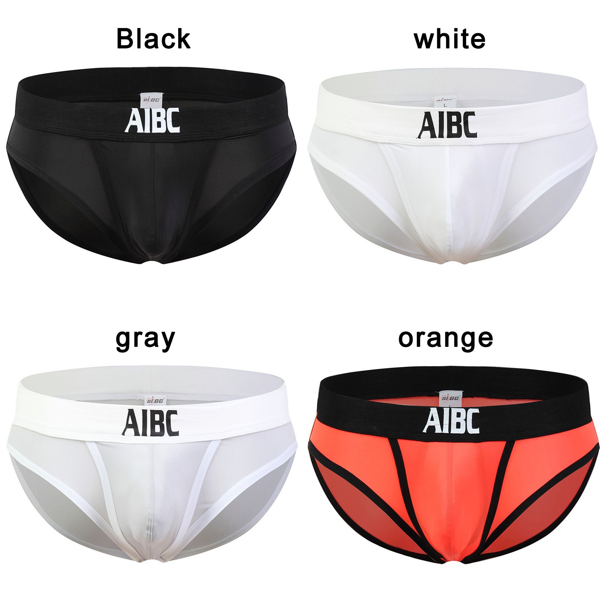 Japanese Sexy Men's Underwear,solid Color Breathable Briefs,thin ...