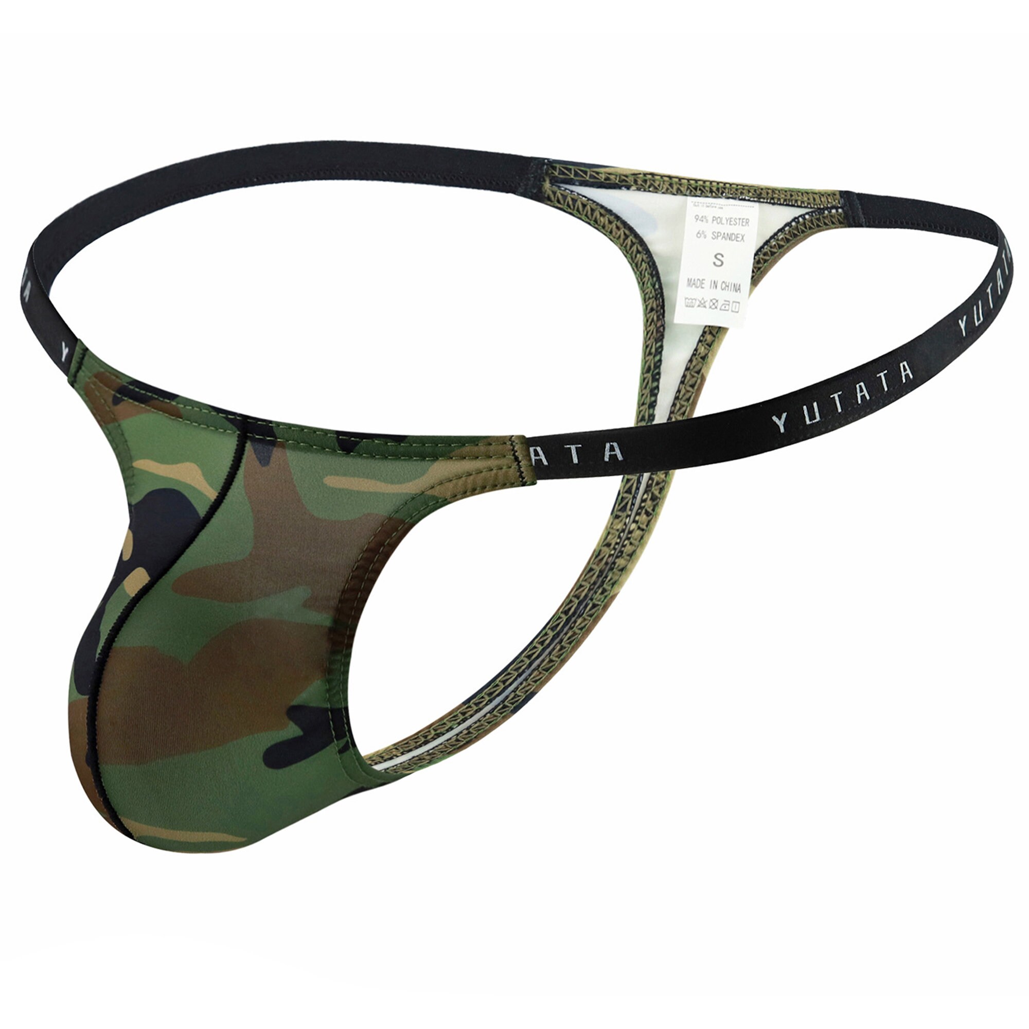 Men's camouflage thong underwear on sale