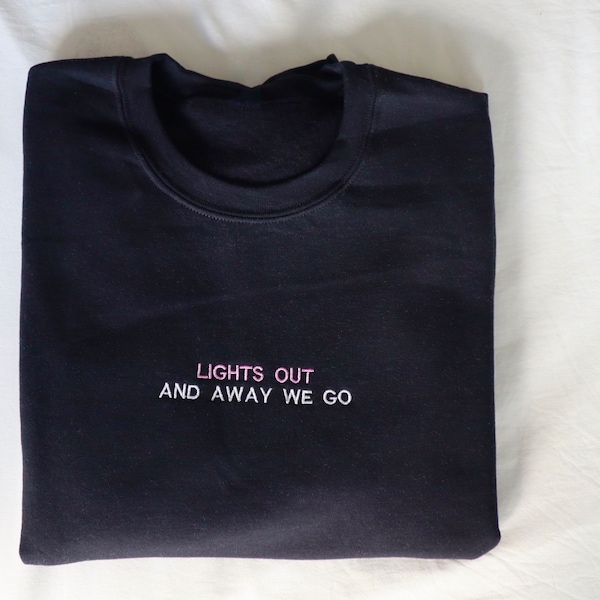 Formule 1 Geborduurde Sweatshirt Lights Out And Away We Go