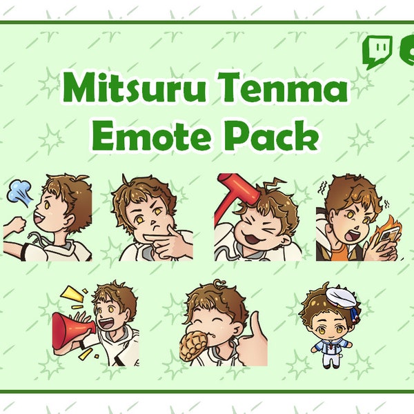 Mitsuru Tenma Emote Pack for Twitch Discord Youtube