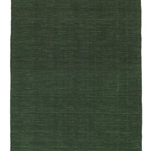 Handwoven Wool kilim, Green Rug, Custom Durrie Rug, Scandinavian kilim wool Rug, Flatweave Rug, 6x9 8x10 9x12 For Living Room, Home Decor