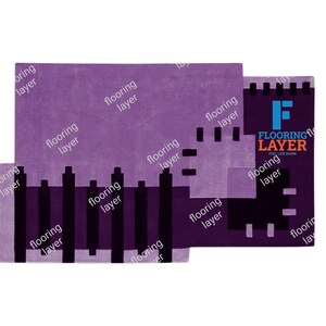 Purple rug abstract Hand Tufted Wool Rug area Rug Handmade rug Modern Rug for Living Room Rug Bedroom rug gift home decor irregular rug kids